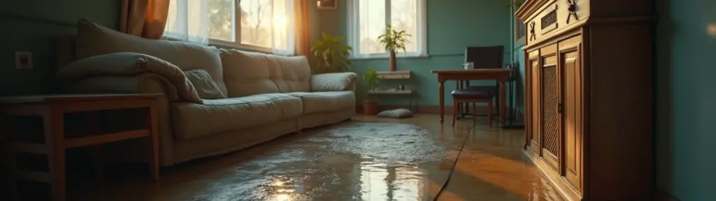 Huis onder water schade