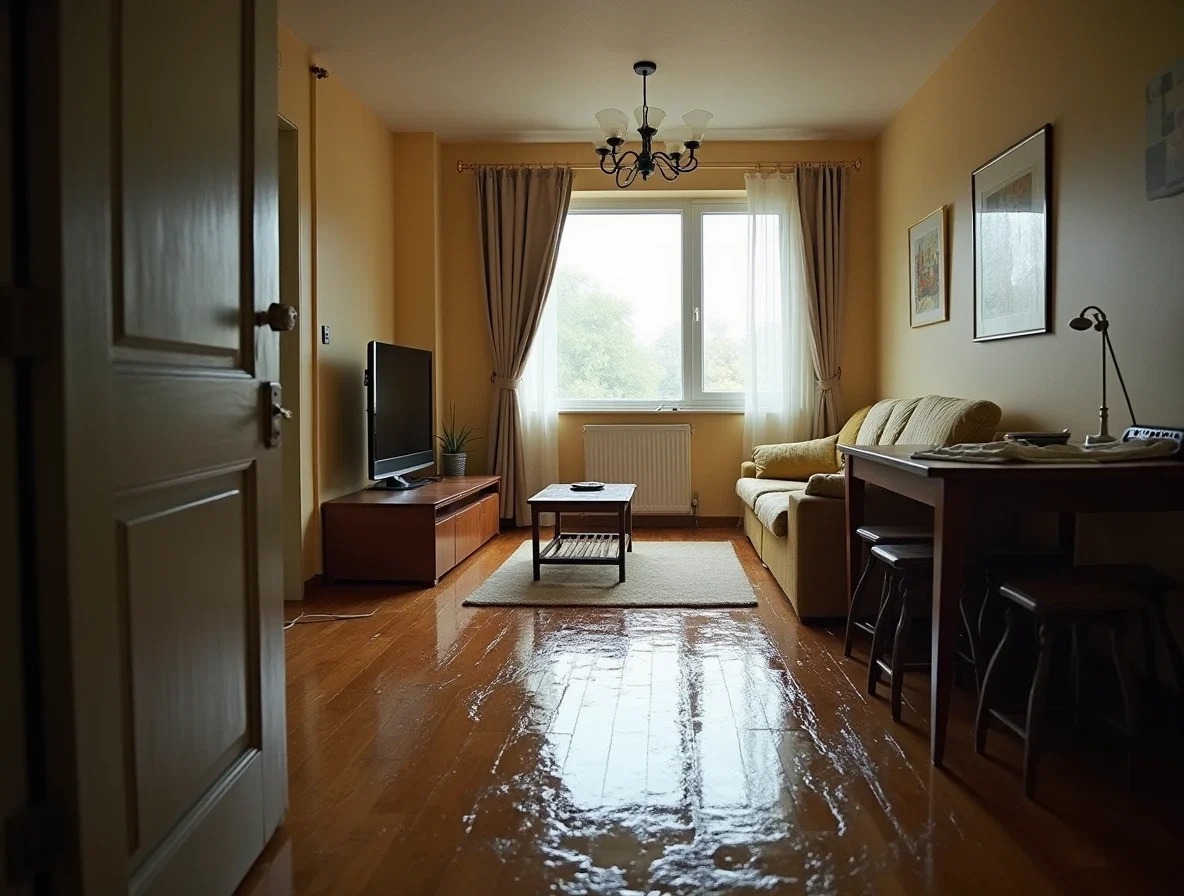 Huis onder water
